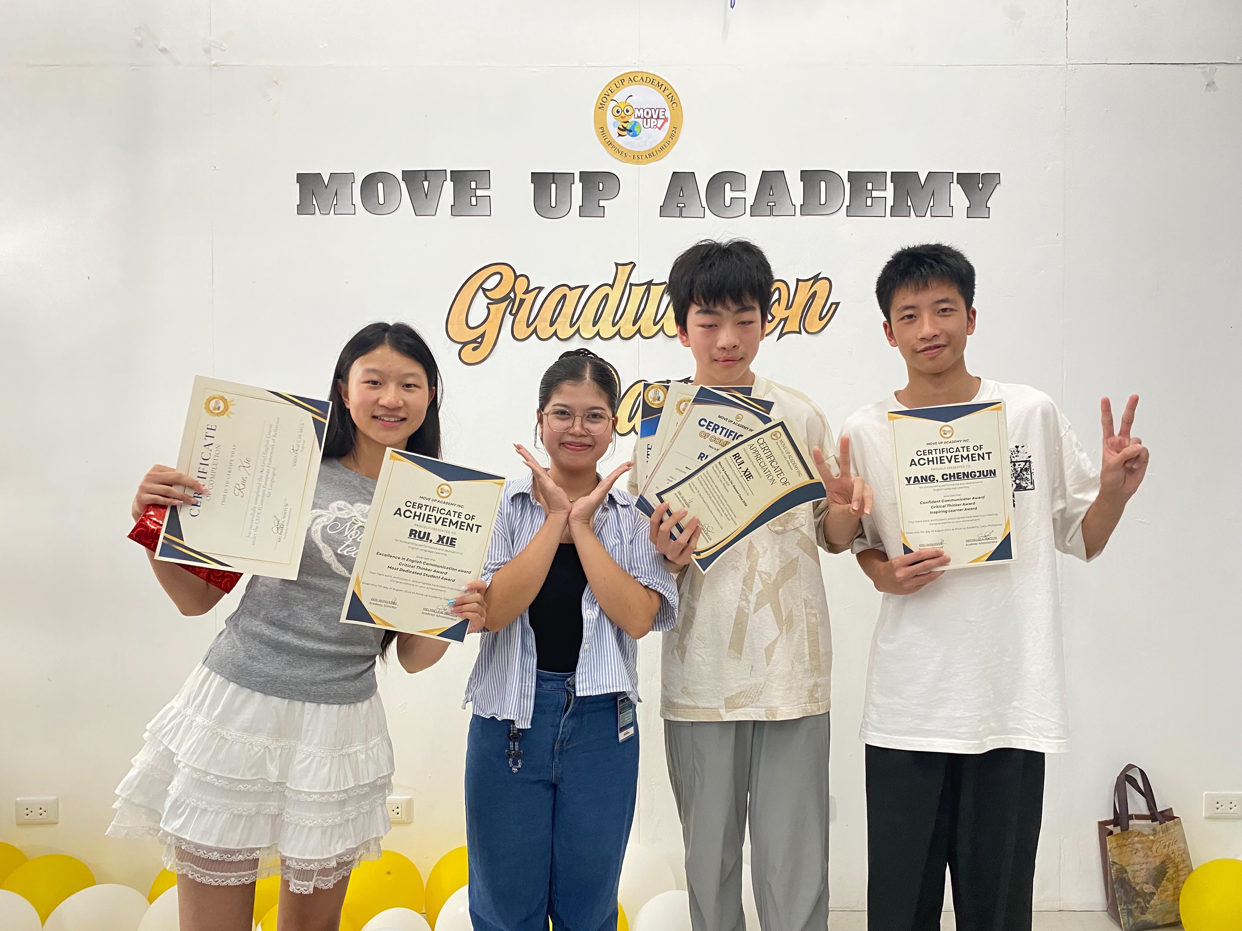 Certificates in hand, memories in heart, and a bright future ahead.