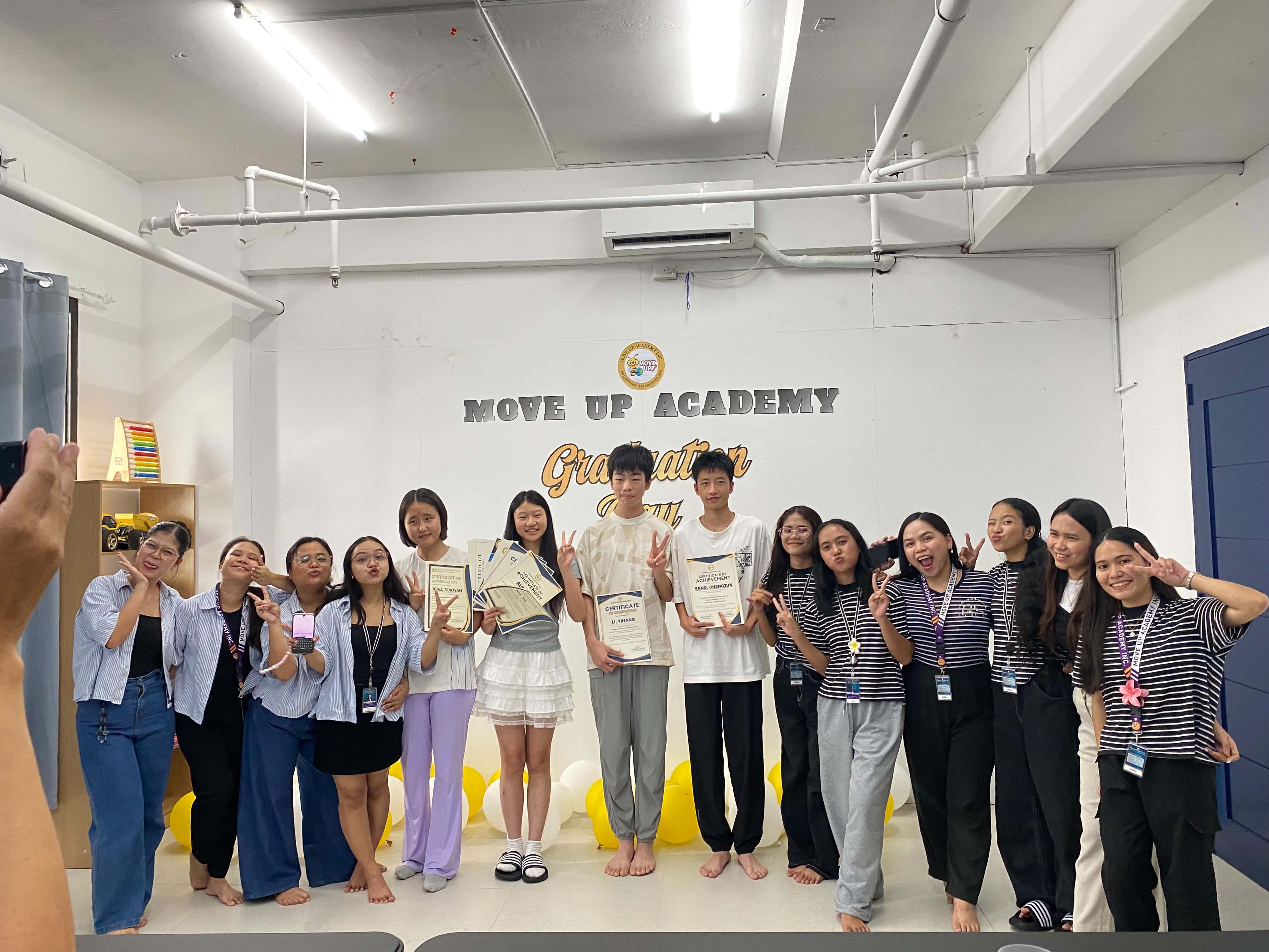 A proud milestone—receiving the certificate that represents hard work, growth, and success.