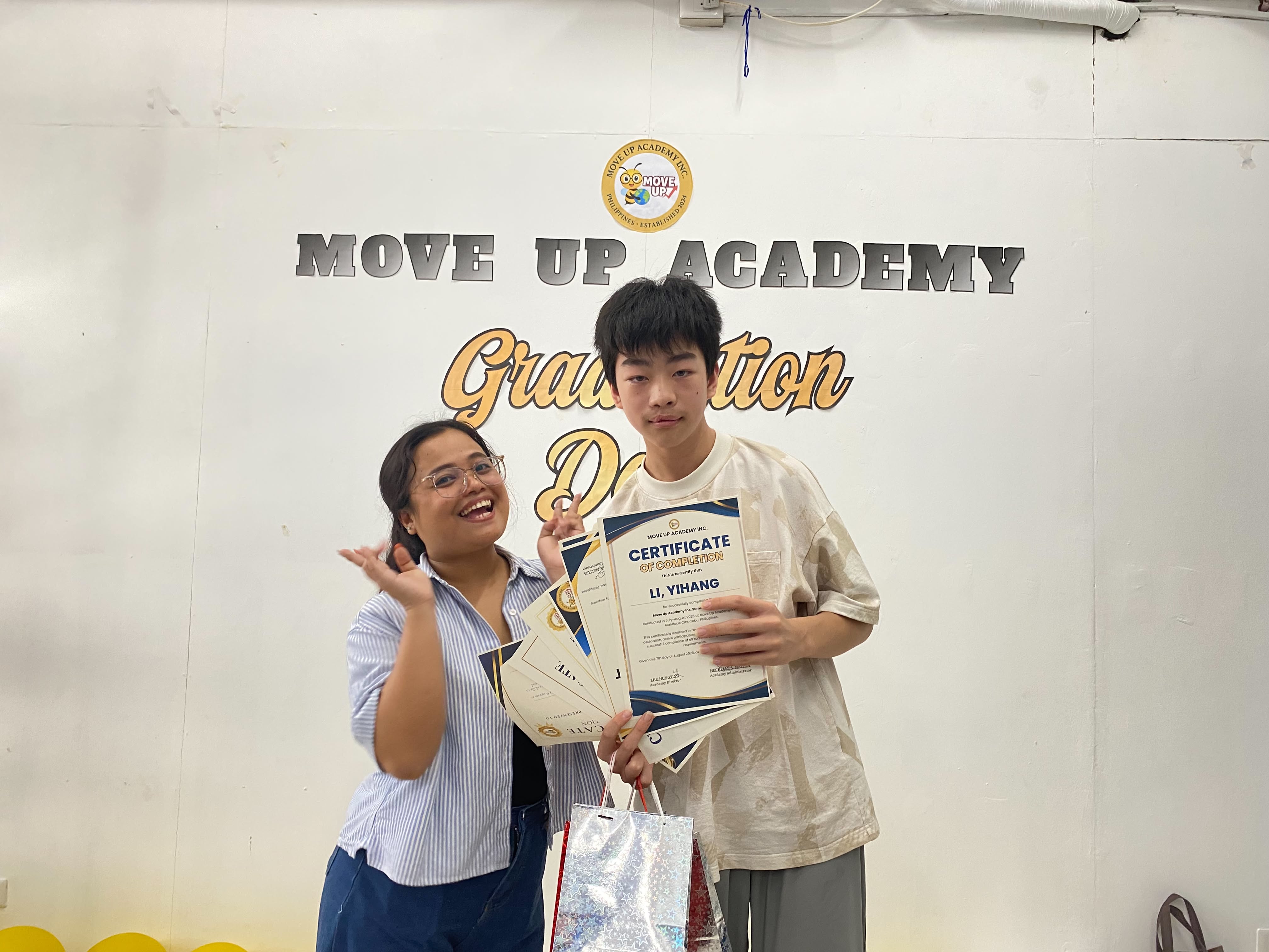 From learning to achievement—celebrating the moment our graduates receive their certificates.